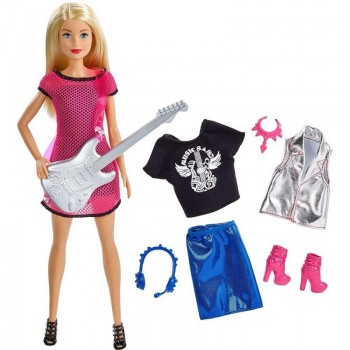 Papusa Barbie Rockstar cu...